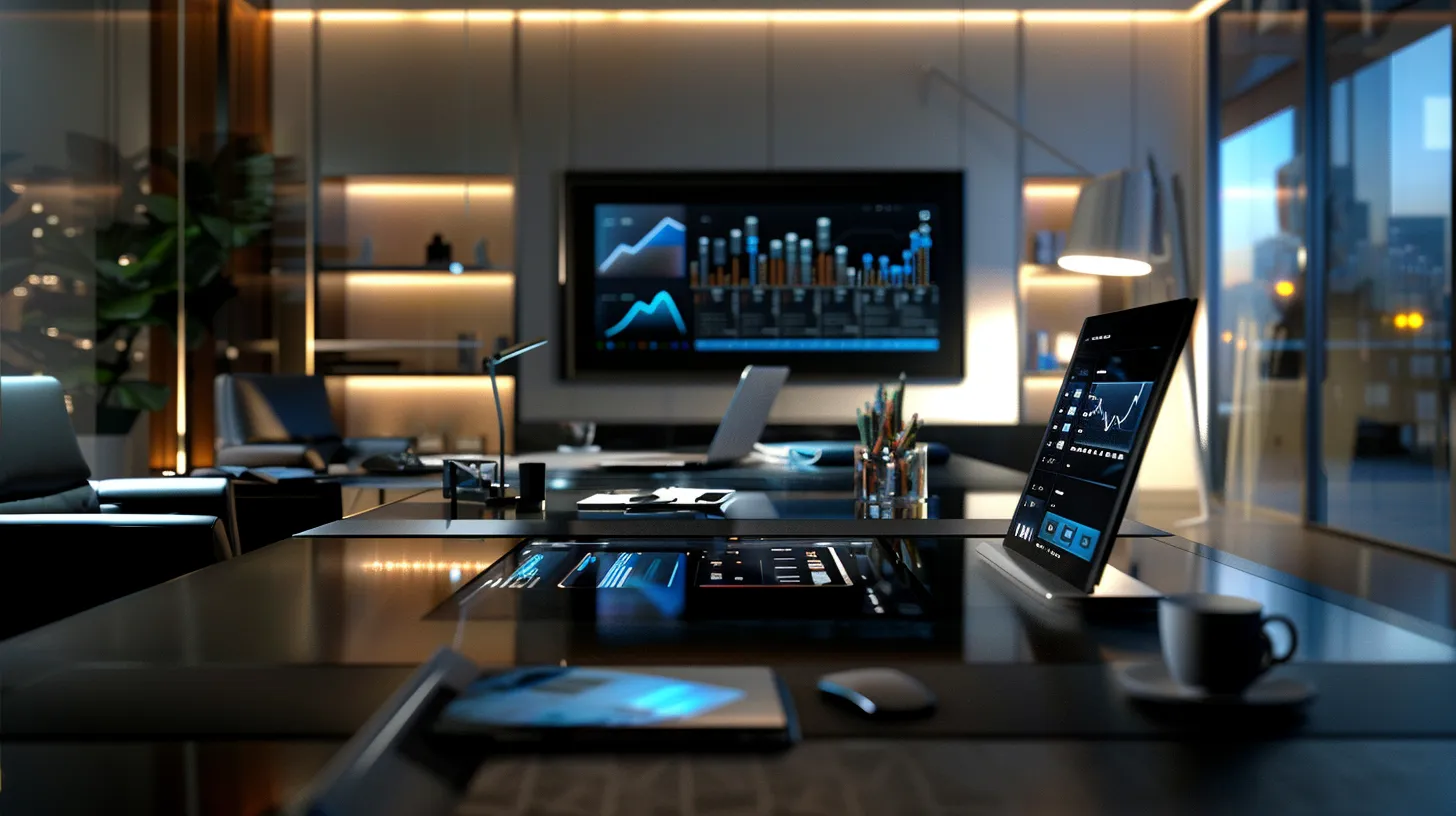 a modern office workspace features a sleek desk adorned with a digital tablet displaying vibrant keyword graphs and analytics, reflecting a strategic focus on enhancing online visibility and engagement through targeted seo. a modern office workspace features a sleek desk adorned with a digital tablet displaying vibrant keyword graphs and analytics, reflecting a strategic focus on enhancing online visibility and engagement through targeted seo.