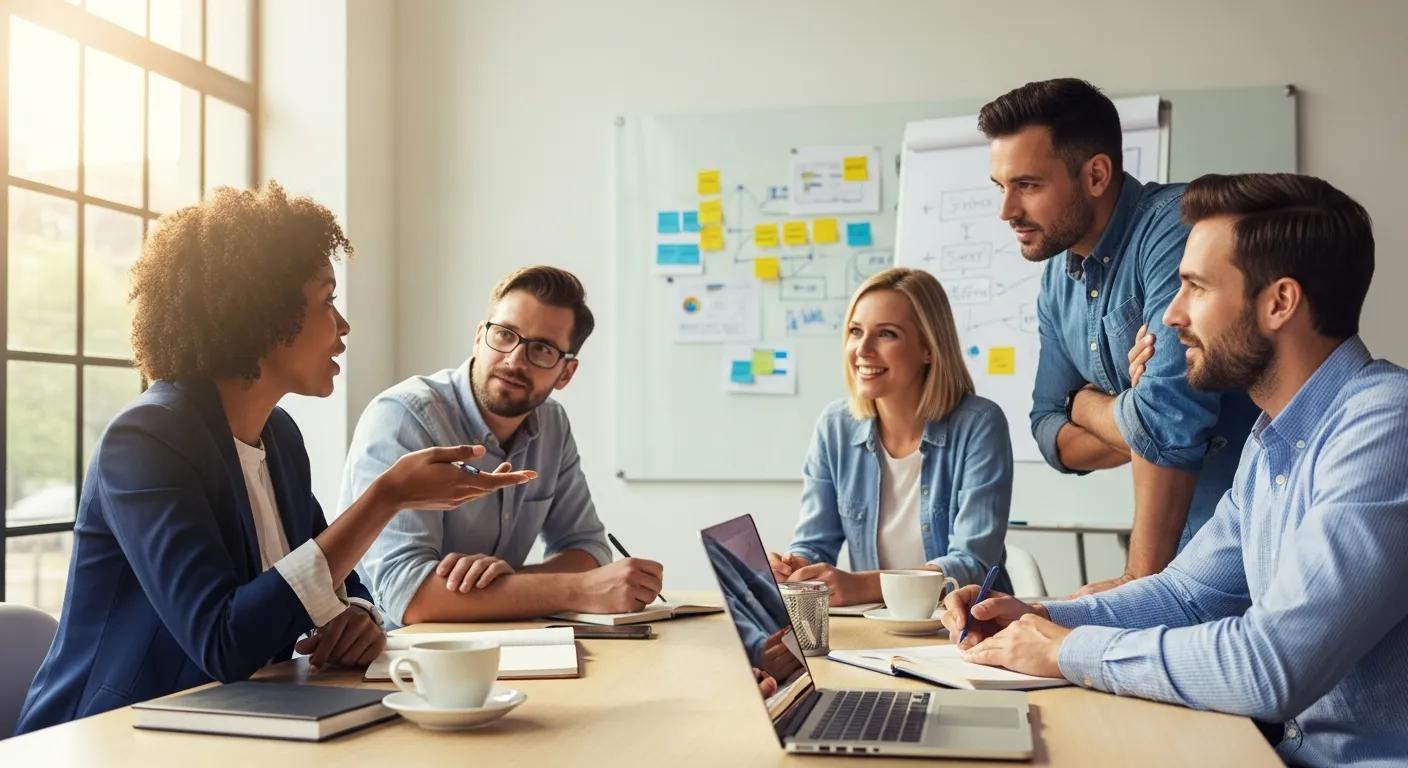 photo of peoples discussing ideas